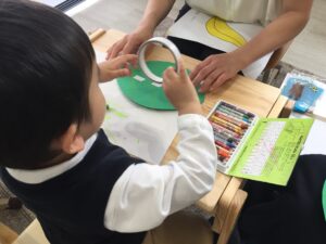 幼稚園受験指導風景